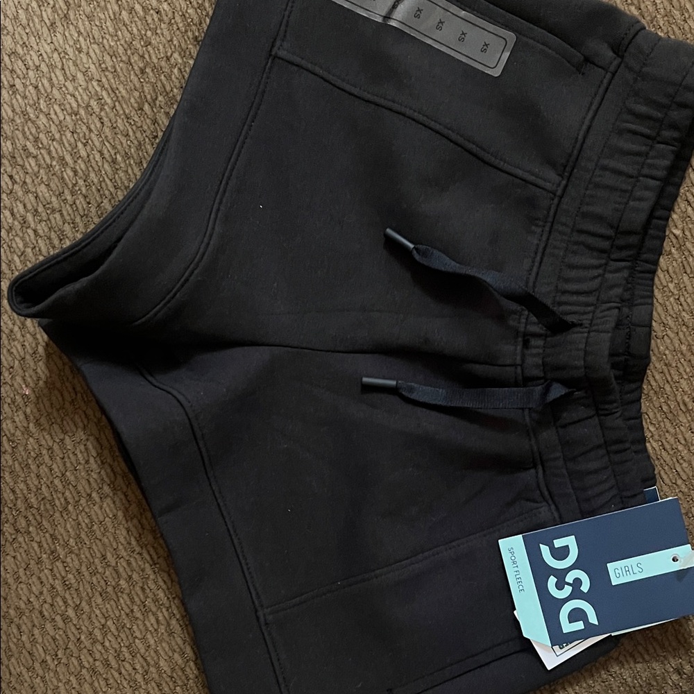 DSG Black Girls Athletic Shorts